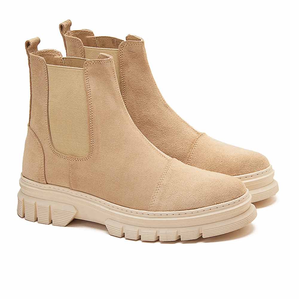 Men suede chelsea boots Beige Gendys